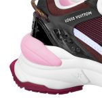 Louis Vuitton LV Run 55 Sneaker Monogram Flower Bordeaux Red 1A9H59 - Image 2