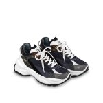 Louis Vuitton LV Run 55 Sneaker Monogram Flowers Black 1AAP5D - Image 5