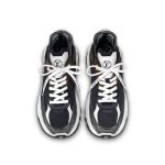 Louis Vuitton LV Run 55 Sneaker Monogram Flowers Black 1AAP5D - Image 6