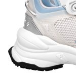 Louis Vuitton LV Run 55 Sneaker Monogram Flowers Blue 1ABVIR - Image 3
