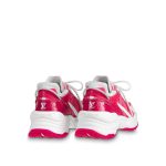 Louis Vuitton LV Run 55 Sneaker Monogram Flowers Pink 1AB3C8 - Image 4