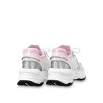 Louis Vuitton LV Run 55 Sneaker Monogram Flowers Pink 1ABVI8 - Image 5