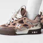 Louis Vuitton LV Skate Sneaker Since 54 Monogram Flowers Brown 1ABMG1 - Image 2