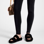 Louis Vuitton Flight Mode LV Sunset Comfort Flat Mule Black 1AC716 - Image 3