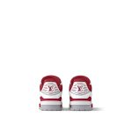 Louis Vuitton 1ADHT6 LV Trainer Sneaker Sari Red - Image 5