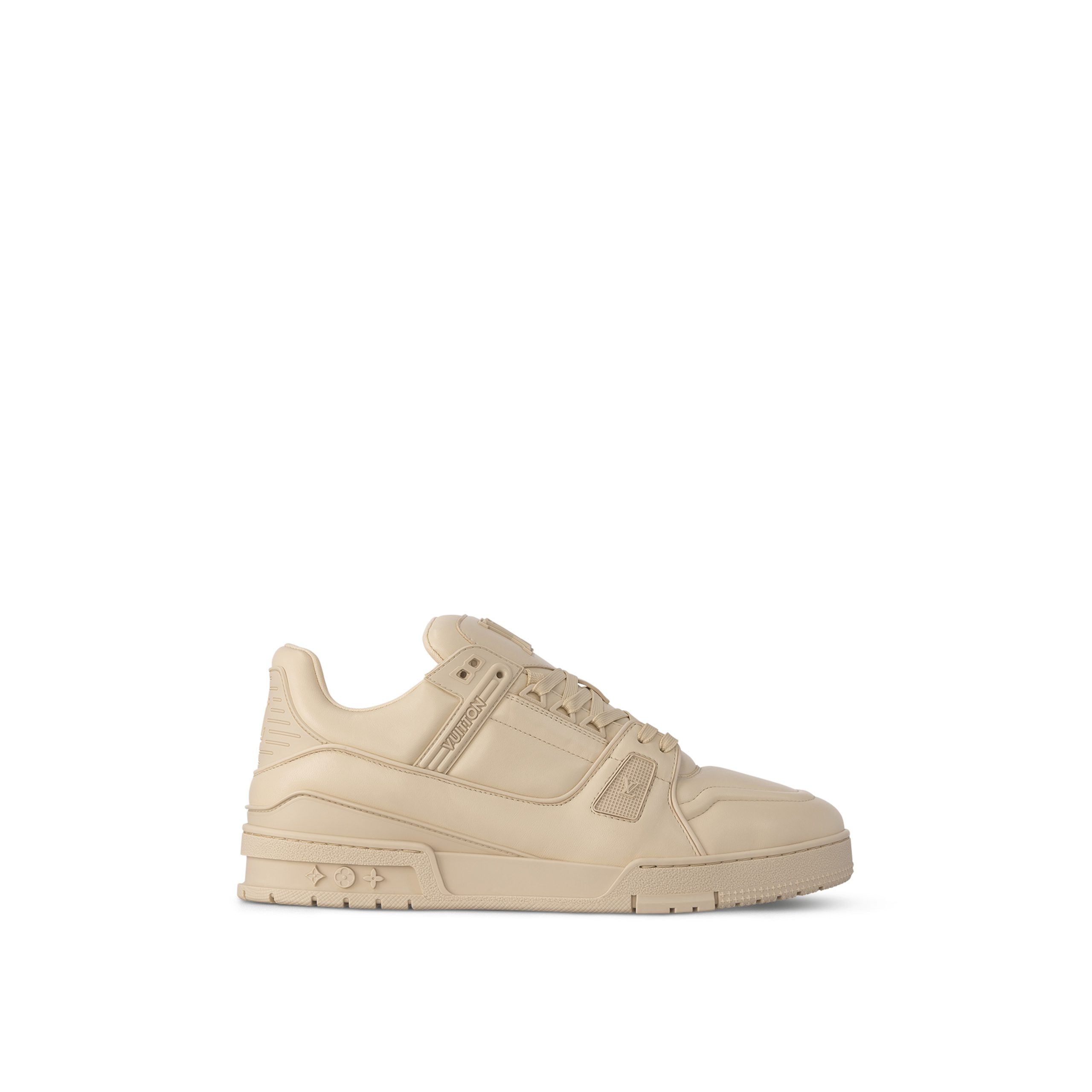 louis-vuitton-lv-trainer-sneaker-shoes-BQ9U1PPC31_PM2_Front_20view.jpg Louis Vuitton LV Trainer Sneaker Calf leather Beige 1AC5BR - Image 1
