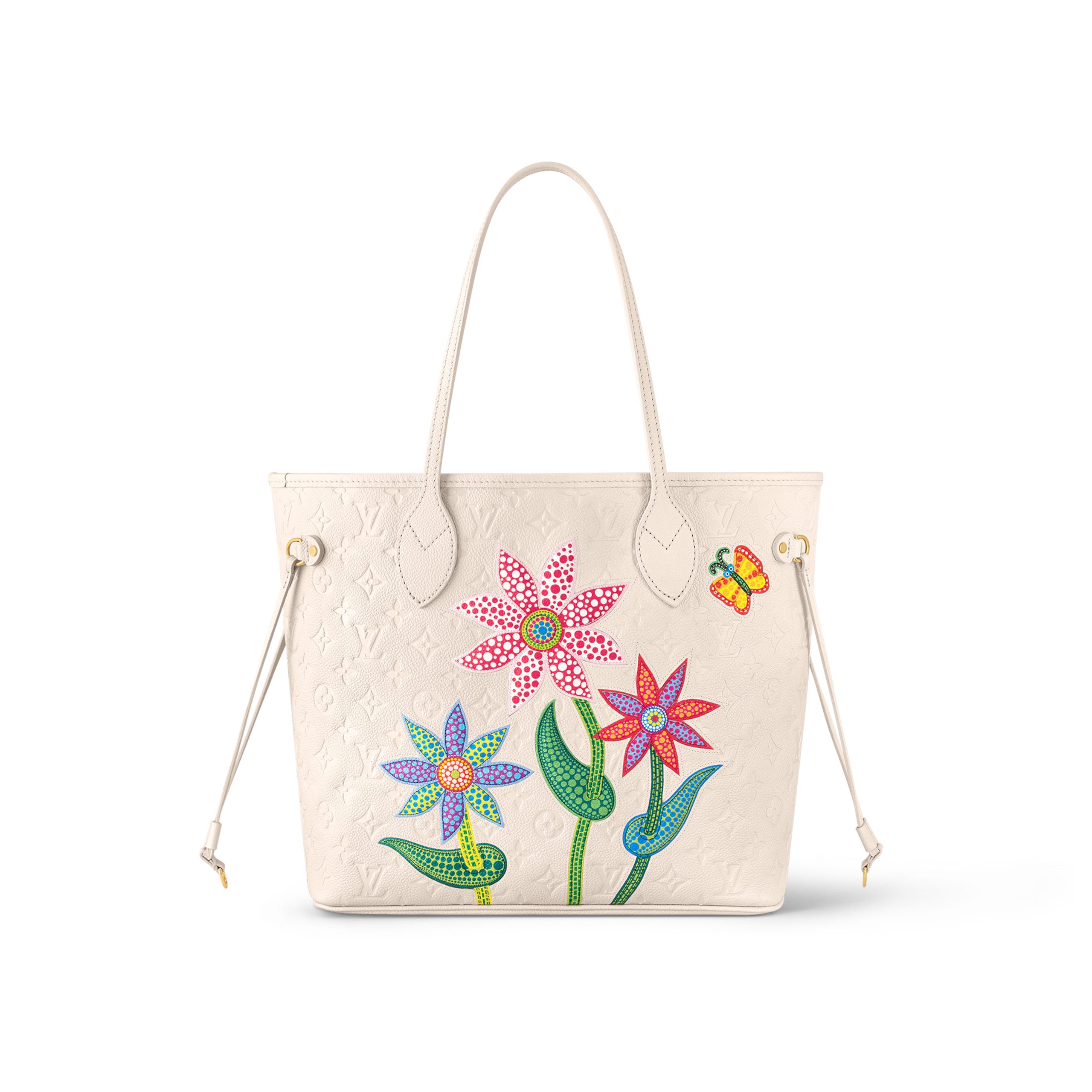 louis-vuitton-lv-x-yk-neverfull-mm-monogram-empreinte-leather-handbags-M21733_PM2_Front_20view.jpg Louis Vuitton LV x YK Neverfull MM M21733 Quartz - Image 1