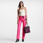 Louis Vuitton LV x YK Neverfull MM M46419 Noir Fuchsia - Image 8