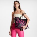 Louis Vuitton LV x YK Neverfull MM M46419 Noir Fuchsia - Image 2