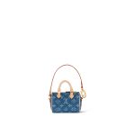 Louis Vuitton M01701 Micro Speedy Bag Charm Denim Blue - Image 3