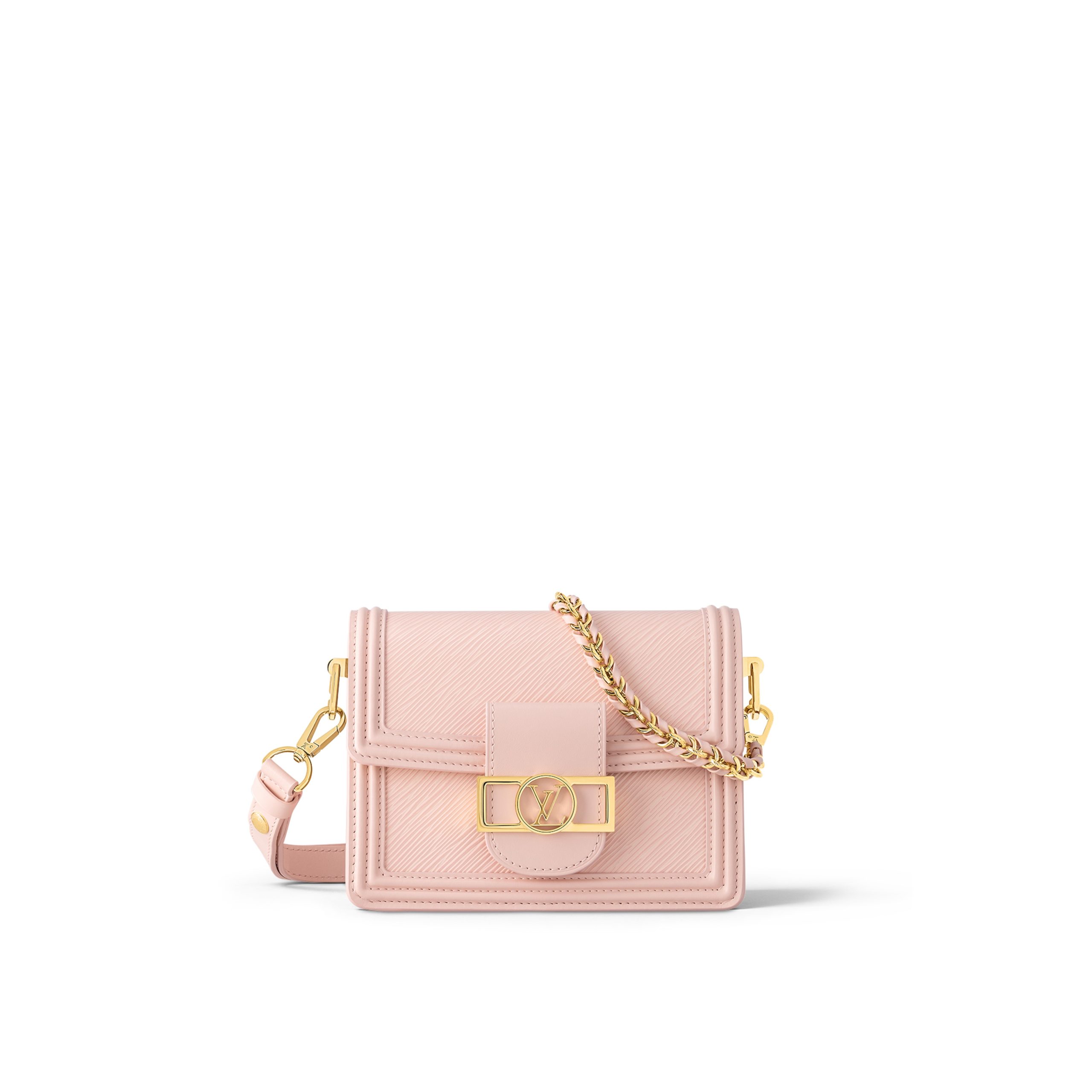 louis-vuitton-mini-dauphine-epi-leather-handbags-M23558_PM2_Front_20view.jpg Louis Vuitton M23558 Mini Dauphine Rose Epi leather - Image 1