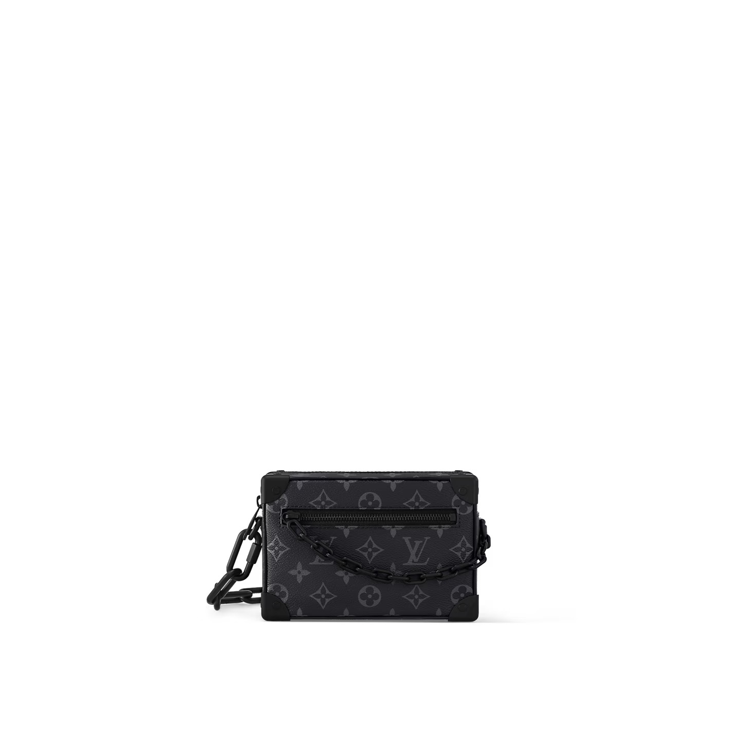 louis-vuitton-mini-soft-trunk-monogram-eclipse-bags-M44735_PM2_Front-view.jpg Louis Vuitton Monogram Eclipse M44735 Mini Soft Trunk - Image 1