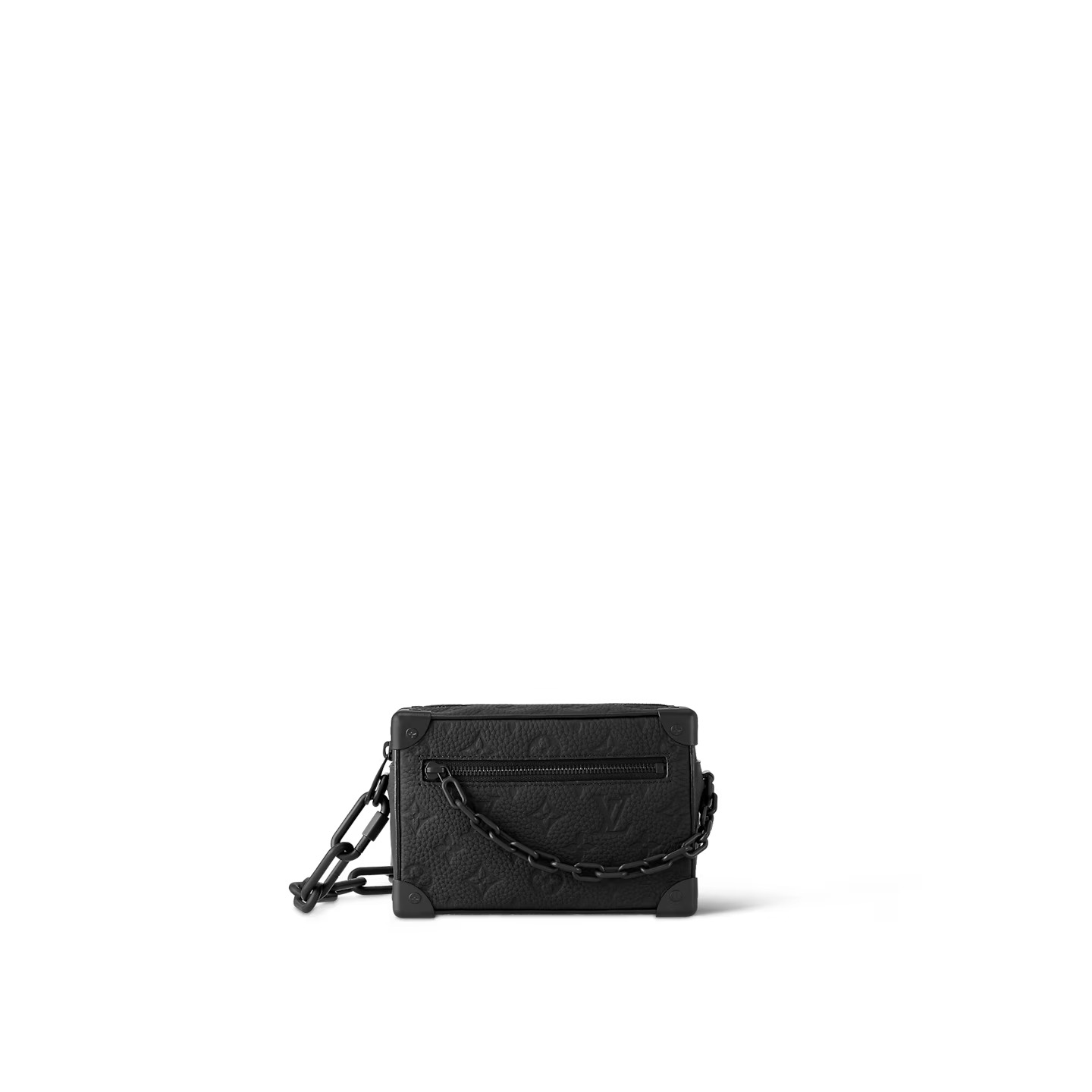 louis-vuitton-mini-soft-trunk-monogram-taurillon-leather-bags-M55702_PM2_Front-view.jpg Louis Vuitton Monogram Taurillon Leather M55702 Mini Soft Trunk - Image 1