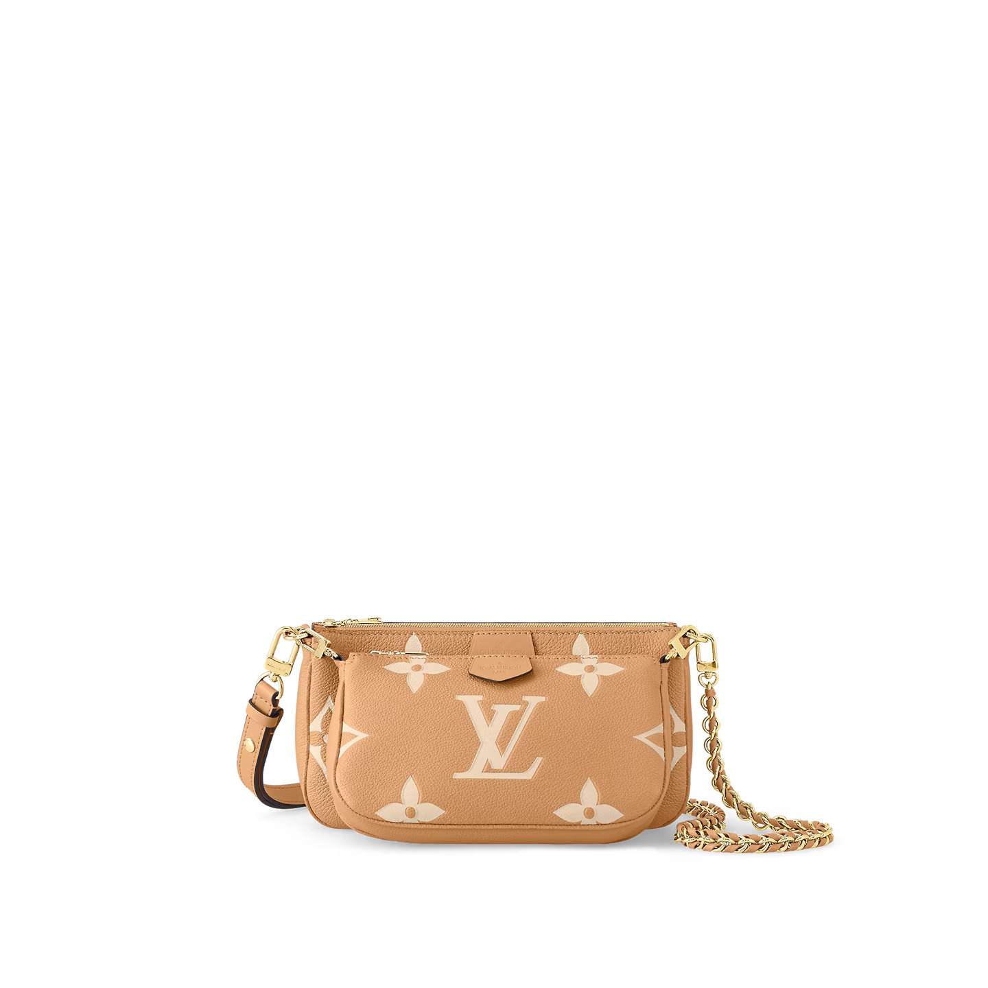 louis-vuitton-multi-pochette-accessoires-bicolor-monogram-empreinte-leather-handbags-M45983_PM2_Front-view.jpg Louis Vuitton M45983 Multi Pochette Accessoires - Image 1