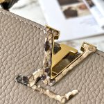 Louis Vuitton N82068 Capucines BB Steeple Gray - Image 8