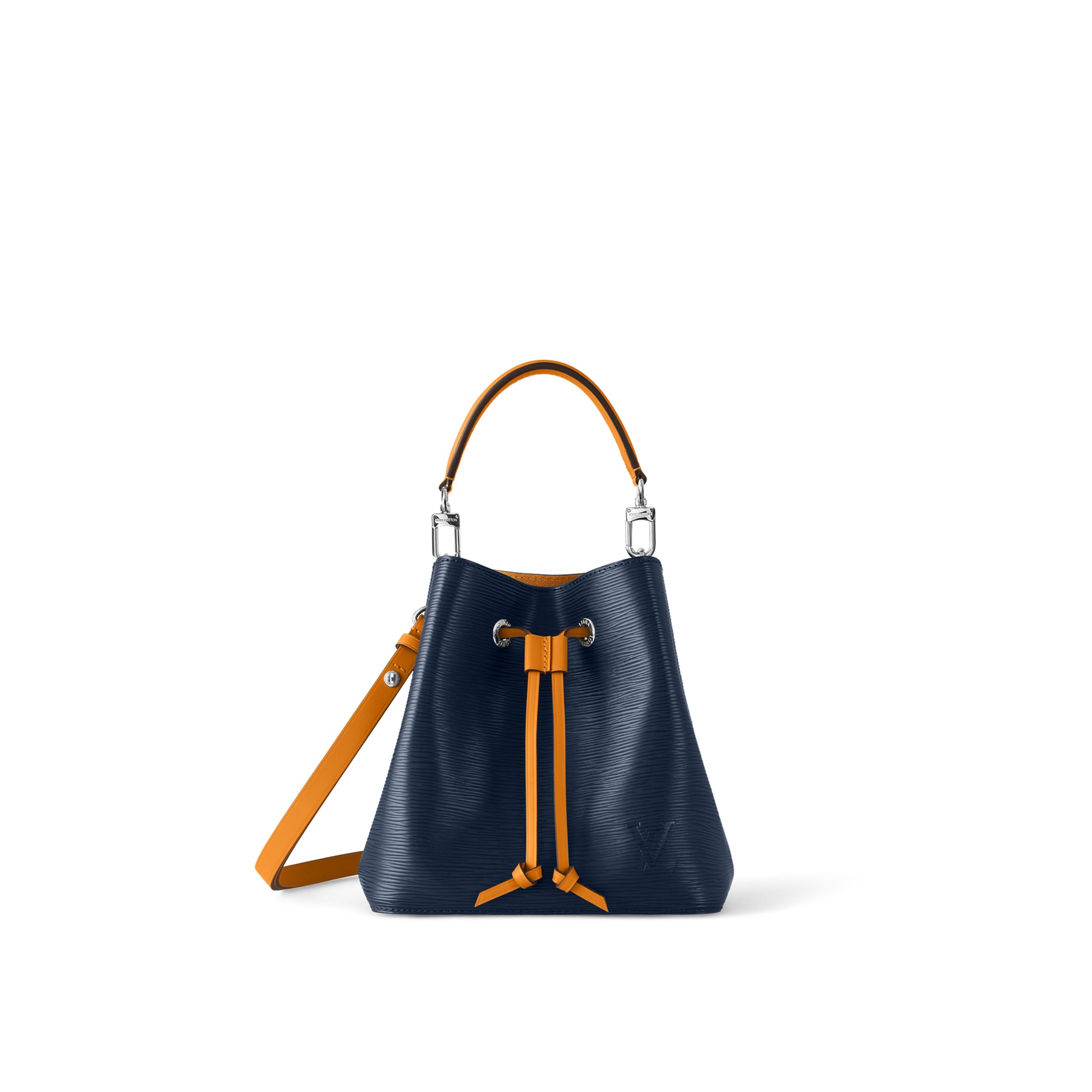 louis-vuitton-n_C3_A9ono_C3_A9-bb-epi-leather-handbags-M53610_PM2_Front_20view.jpg Louis Vuitton M53610 Epi Leather Indigo Safran Néonoé BB - Image 1