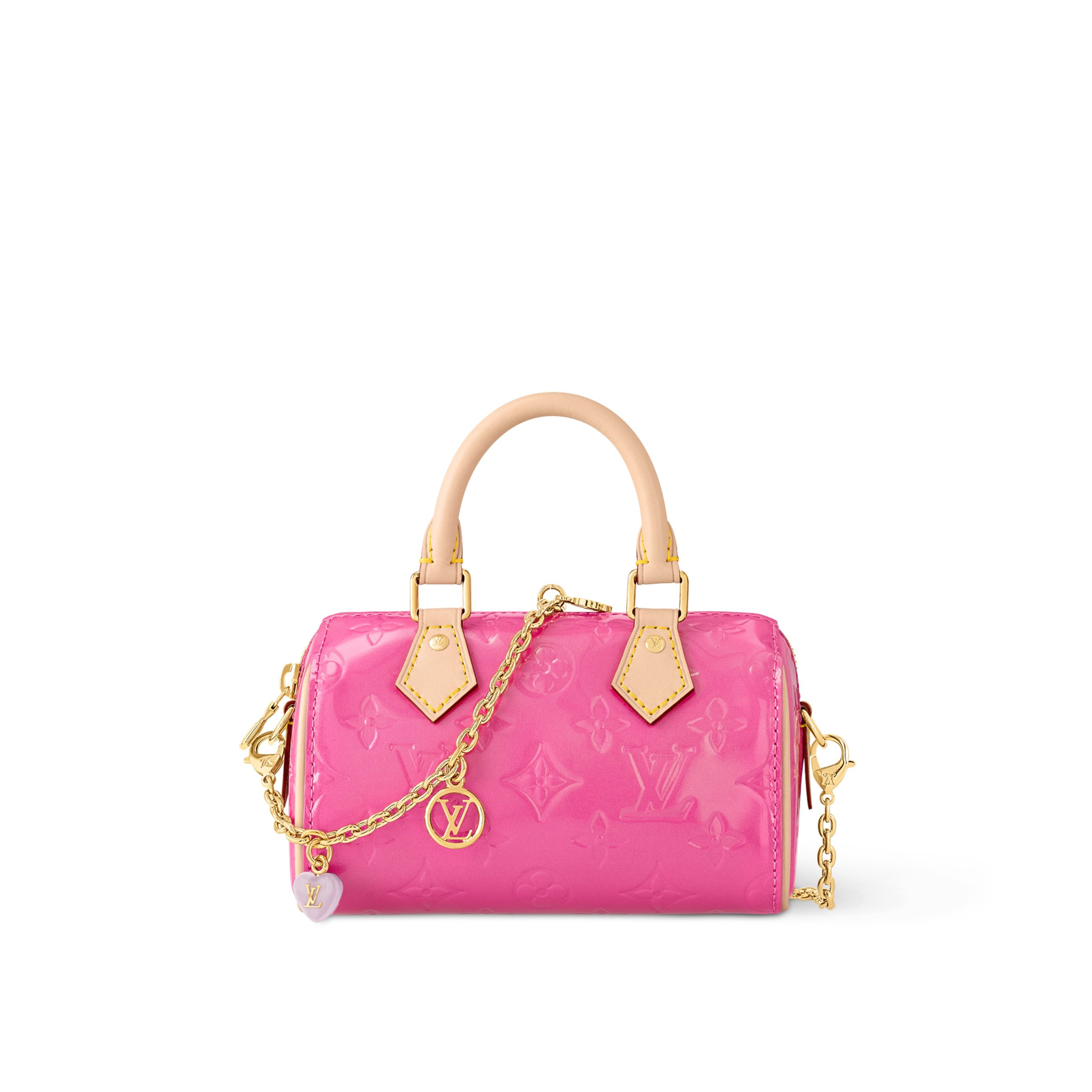 louis-vuitton-nano-speedy-M83273_PM2_Front_20view.jpg Louis Vuitton M83273 Nano Speedy Neon Pink - Image 1