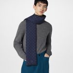 Louis Vuitton Navy M77987 Néo Petit Damier Scarf - Image 6