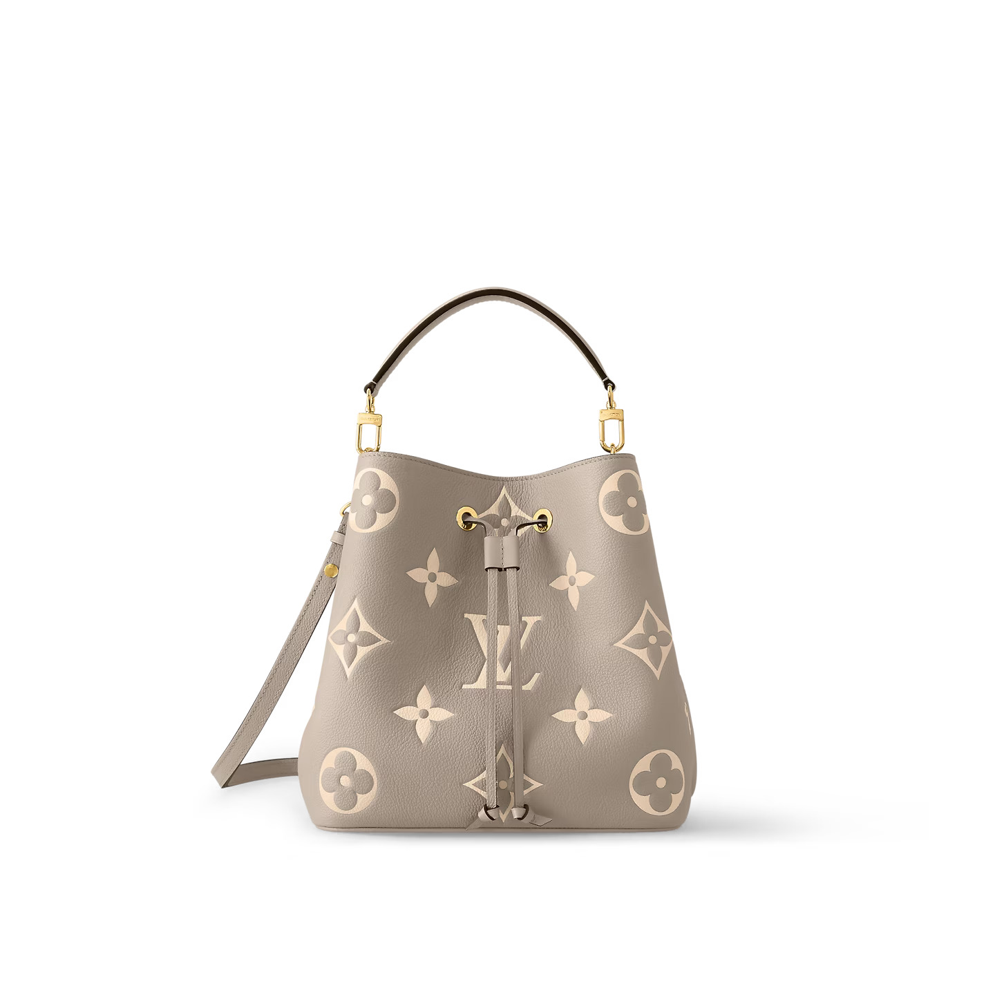 louis-vuitton-neonoe-mm-bicolor-monogram-empreinte-leather-handbags-M45555_PM2_Front-view.jpg Louis Vuitton M45555 NéoNoé MM - Image 1