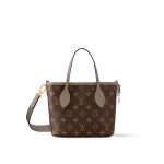 Louis Vuitton M12109 Neverfull Bandoulière Inside Out BB Dark Fango - Image 4