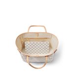 Louis Vuitton N40604 Neverfull MM Rose Ballerine Damier Azur Canvas - Image 4