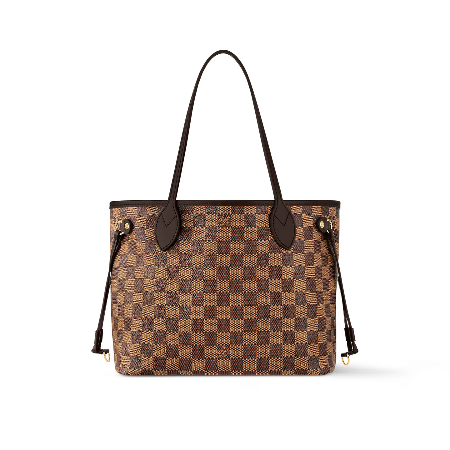 louis-vuitton-neverfull-pm-N40600_PM2_Front-view.jpg Louis Vuitton Damier Ebene N40600 Neverfull PM - Image 1