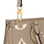 Louis Vuitton M23641 OnTheGo East West Dove/Cream Bicolor Monogram Empreinte Leather - Image 3