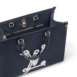 Louis Vuitton M24834 OnTheGo MM Navy Blue - Image 4