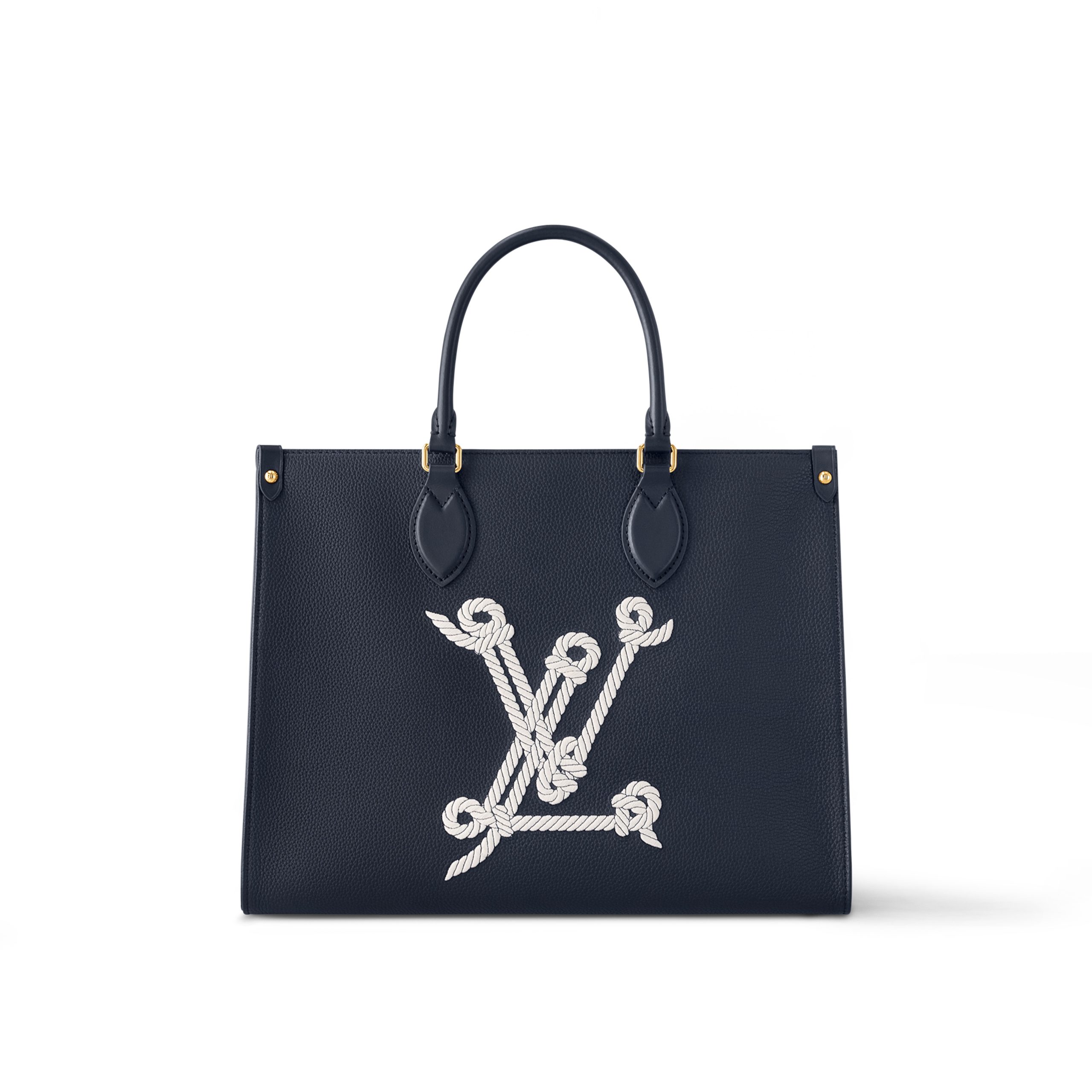 louis-vuitton-onthego-mm-M24834_PM2_Front_20view.jpg Louis Vuitton M24834 OnTheGo MM Navy Blue - Image 1