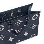 Louis Vuitton M47084 OnTheGo MM Navy Blue/Cream - Image 5