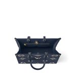 Louis Vuitton M47084 OnTheGo MM Navy Blue/Cream - Image 4