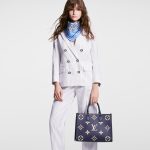 Louis Vuitton M47084 OnTheGo MM Navy Blue/Cream - Image 2