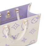 Louis Vuitton M23937 OnTheGo MM Latte/Bubble Tea - Image 4