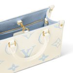 Louis Vuitton M46833 OnTheGo PM Latte/Candy Blue - Image 5