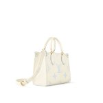 Louis Vuitton M46833 OnTheGo PM Latte/Candy Blue - Image 4