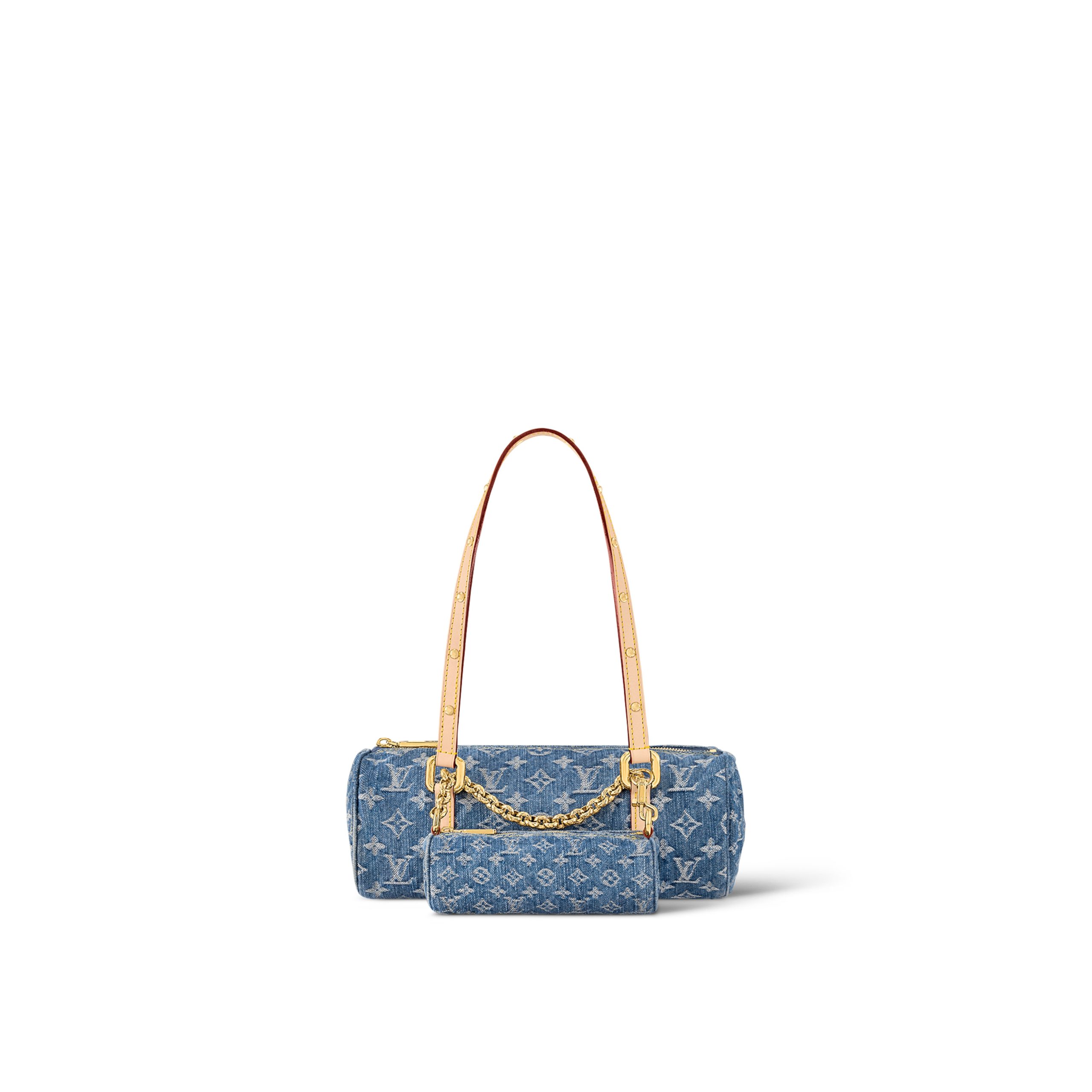 louis-vuitton-papillon-monogram-denim-handbags-M46830_PM2_Front_20view.jpg Louis Vuitton M46830 Papillon Denim Blue - Image 1