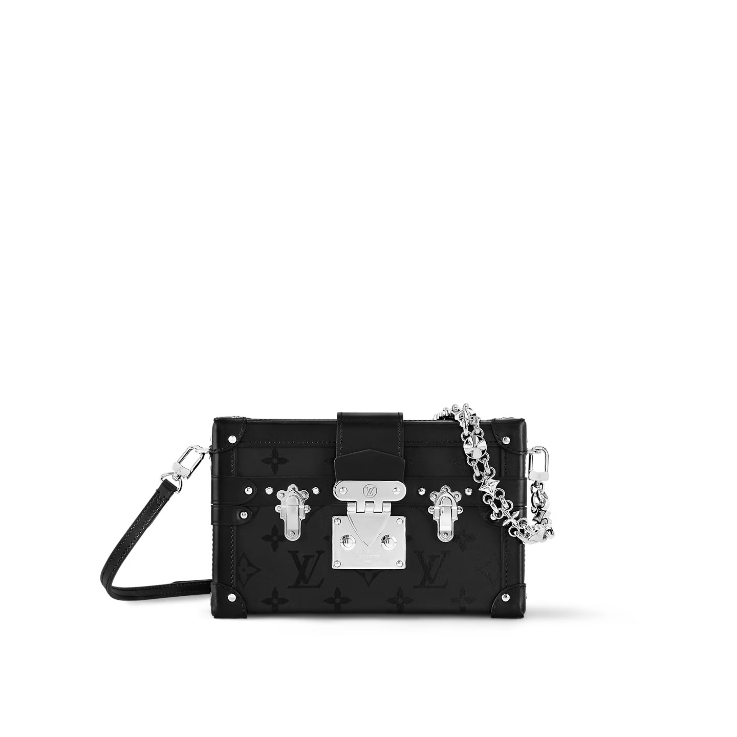 louis-vuitton-petite-malle-M11324_PM2_Front-view.jpg Louis Vuitton M11324 Petite Malle Black - Image 1
