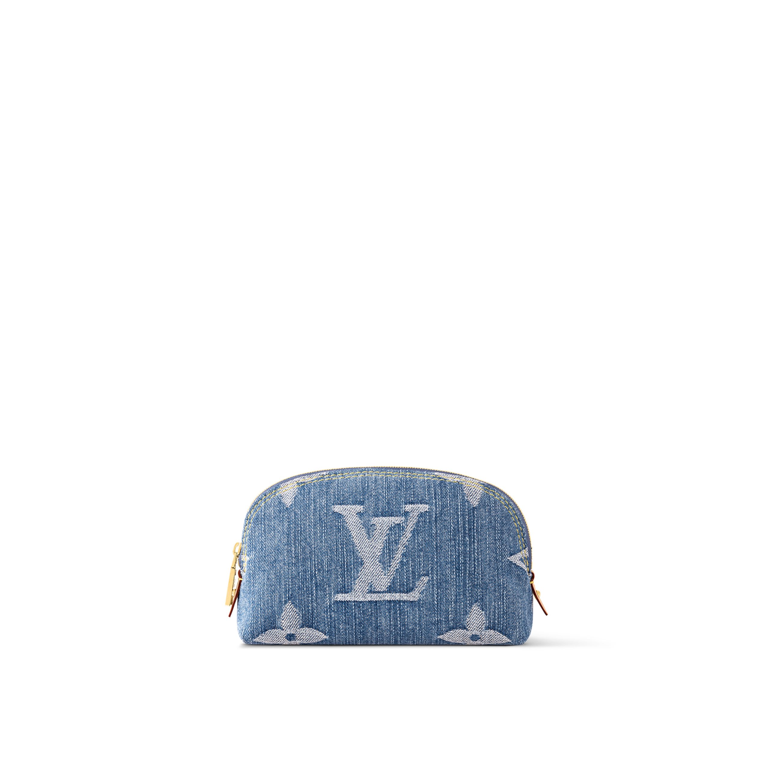 louis-vuitton-pochette-cosmetique-pm-M24316_PM2_Front_20view.jpg Louis Vuitton M24316 Pochette Cosmétique PM Denim Blue - Image 1