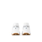 Louis Vuitton LV Run 55 Sneaker Monogram Denim Blue 1ACHTV - Image 6