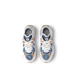 Louis Vuitton LV Run 55 Sneaker Monogram Denim Blue 1ACHTV - Image 4