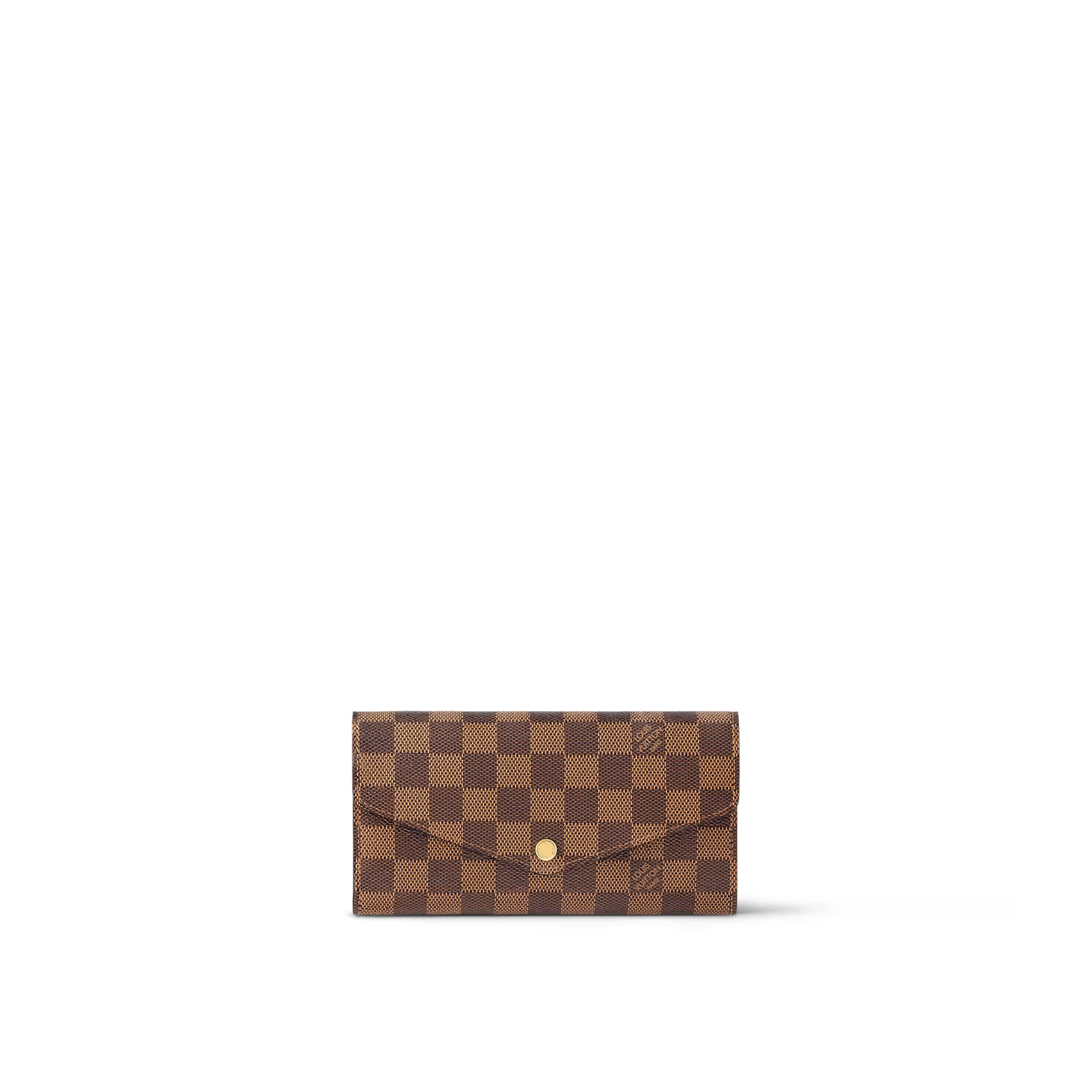 louis-vuitton-sarah-wallet-damier-ebene-small-leather-goods-N63209_PM2_Front-view.jpg Louis Vuitton Damier Ebene N63209 Sarah Wallet - Image 1