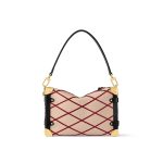 Louis Vuitton M24403 Side Trunk MM Malletage Beige/Red - Image 7