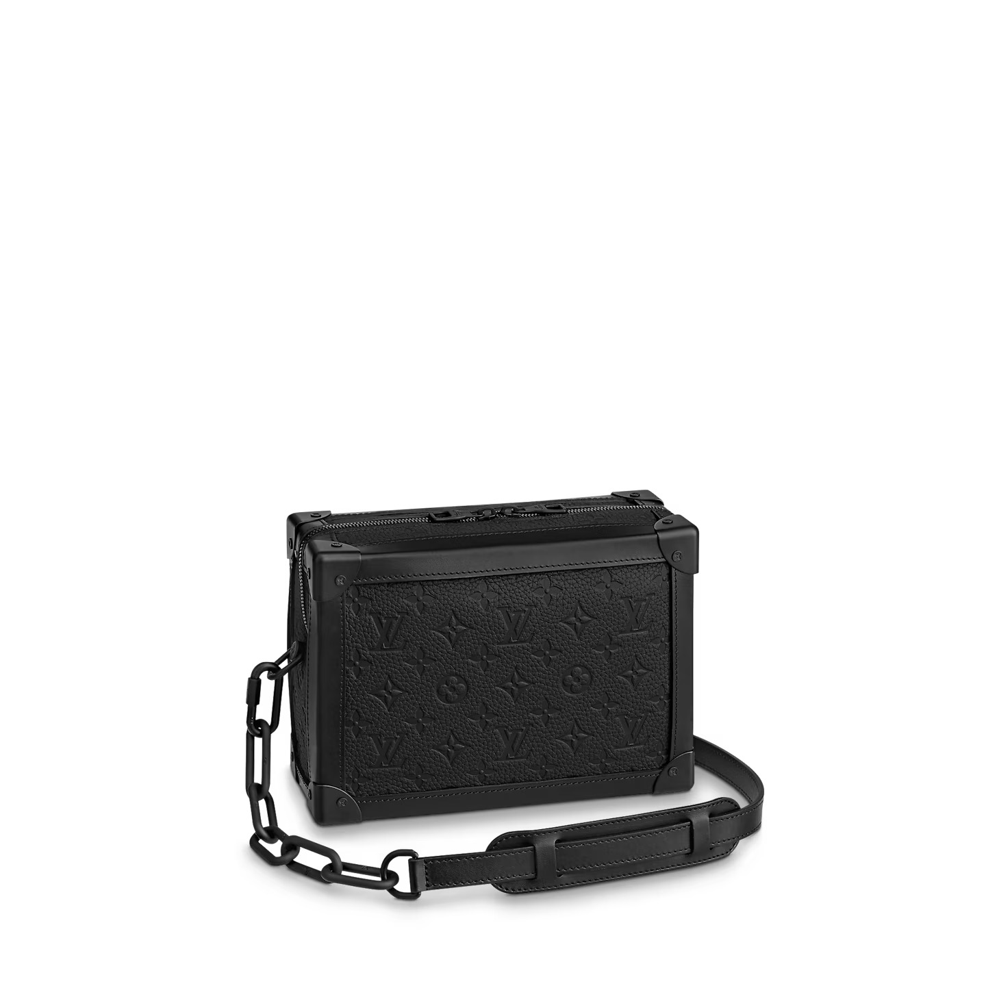 louis-vuitton-soft-trunk-monogram-taurillon-leather-bags-M55700_PM2_Front-view.jpg Louis Vuitton Monogram Taurillon Leather M55700 Soft Trunk - Image 1