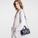 Louis Vuitton M47048 Speedy Bandoulière 20 Navy Blue/Cream - Image 2