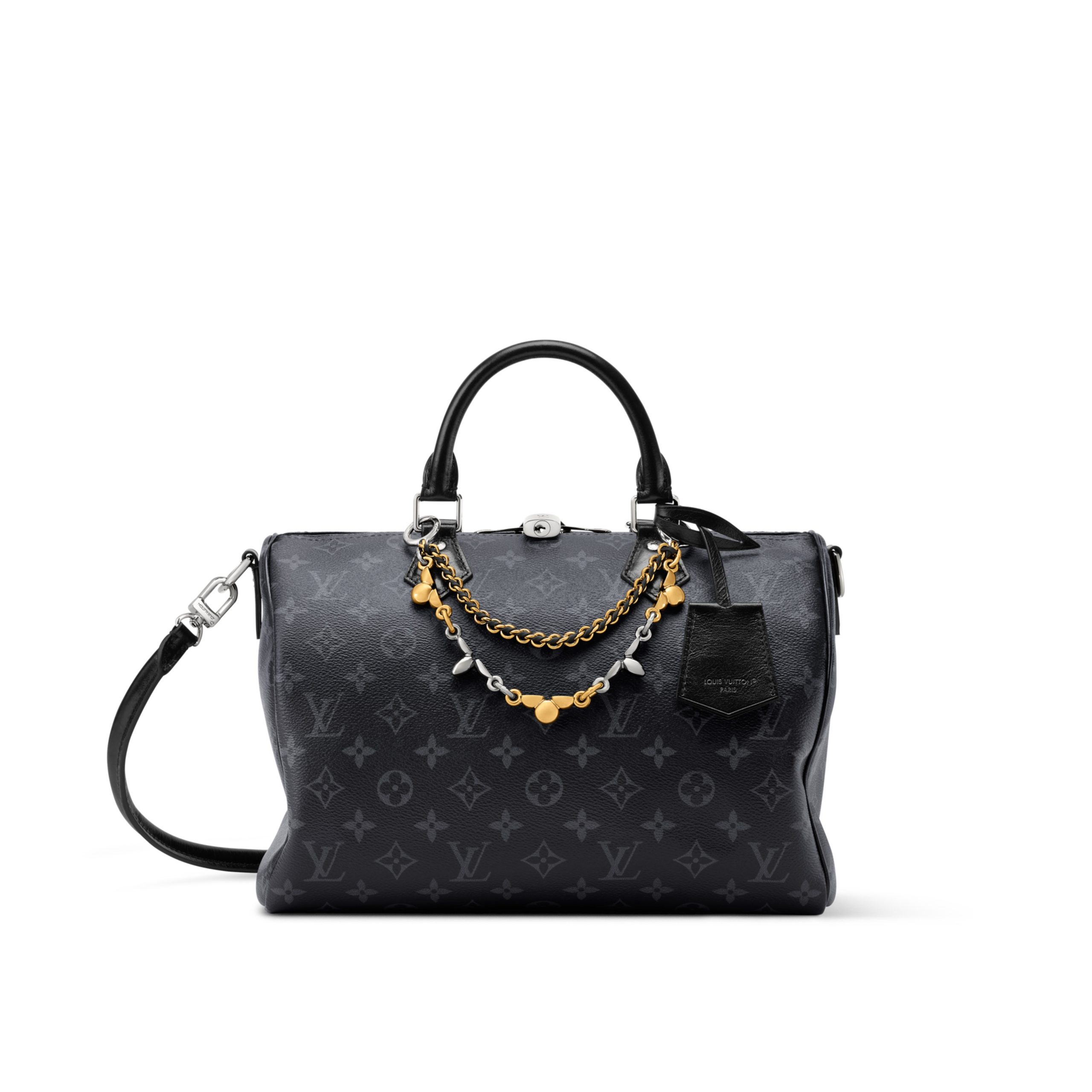 louis-vuitton-speedy-soft-30-M15102_PM2_Front_20view.jpg Louis Vuitton M15102 Speedy Soft 30 Monogram Eclipse/Black - Image 1