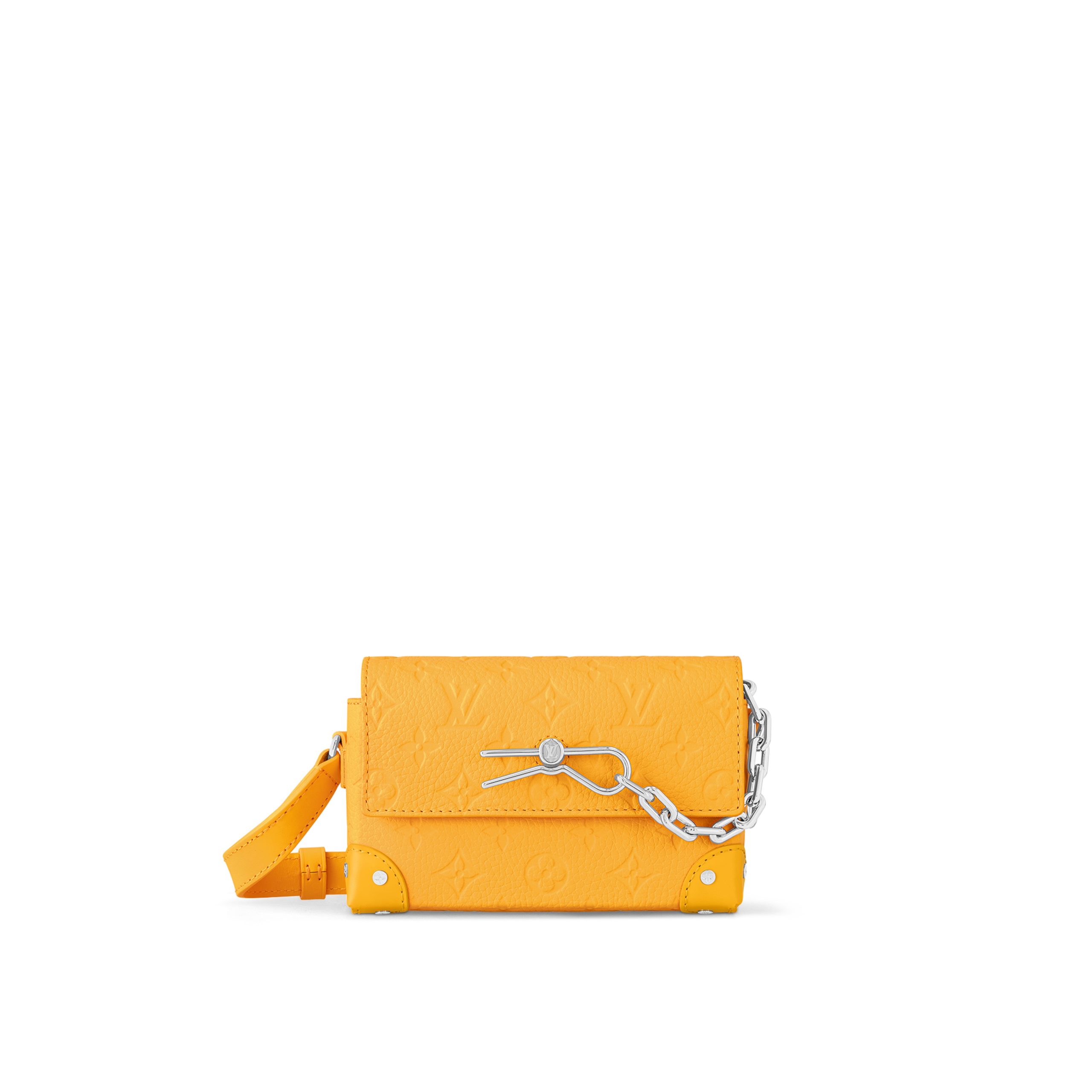 louis-vuitton-steamer-wearable-wallet-monogram-taurillon-leather-small-leather-goods-M82917_PM2_Front_20view.jpg Louis Vuitton Steamer Wearable Wallet M82917 Jaune Mat - Image 1