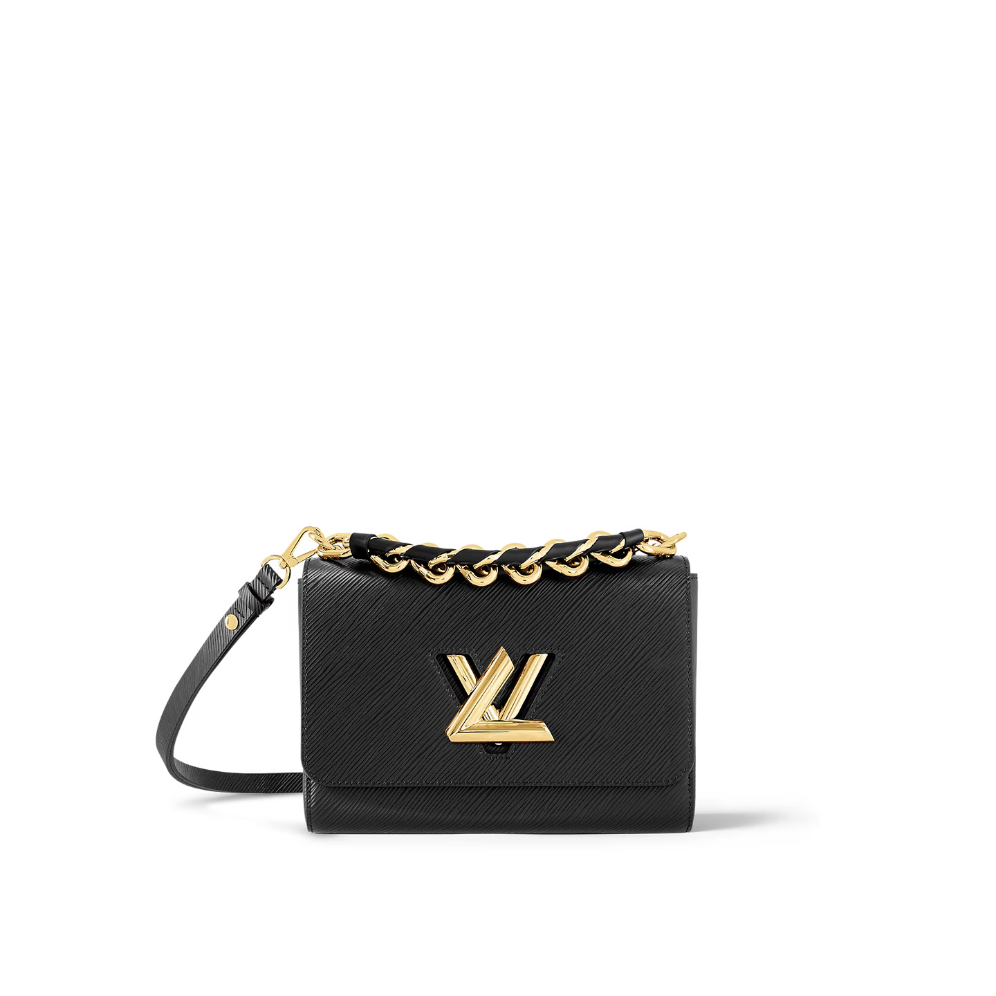 louis-vuitton-twist-mm-epi-leather-handbags-M21772_PM2_Front-view.jpg Louis Vuitton Black M21772 Twist MM - Image 1