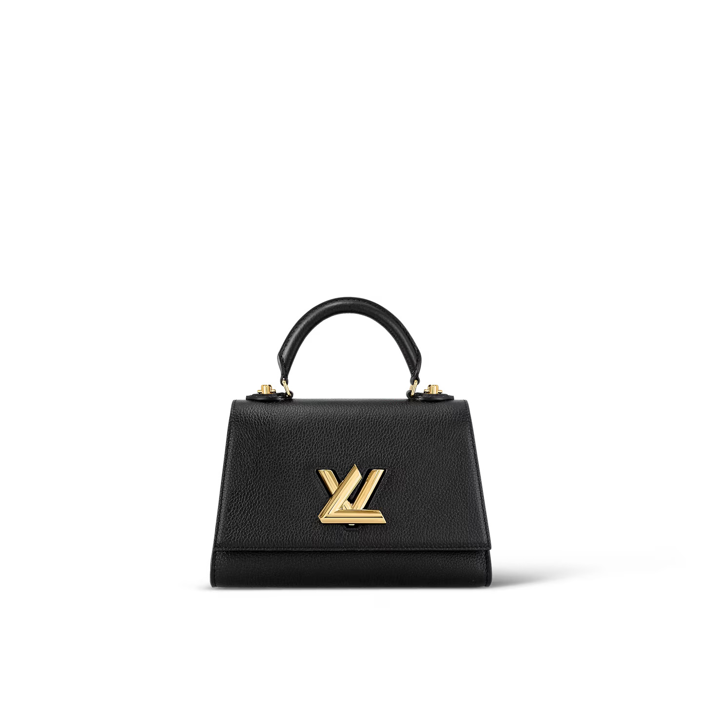 louis-vuitton-twist-one-handle-pm-taurillon-leather-handbags-M57093_PM2_Front-view.jpg Louis Vuitton Black M57093 Twist One Handle PM - Image 1