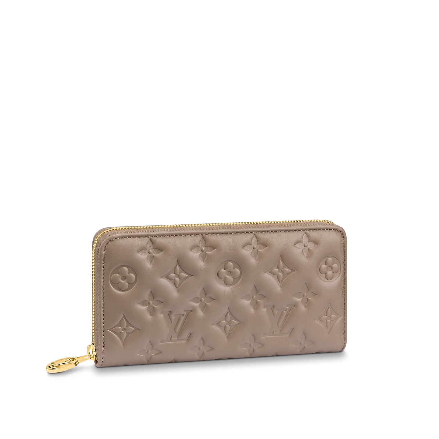 louis-vuitton-zippy-wallet-h27-small-leather-goods-M81511_PM2_Front-view.jpg Louis Vuitton Taupe M81511 Zippy Wallet - Image 1