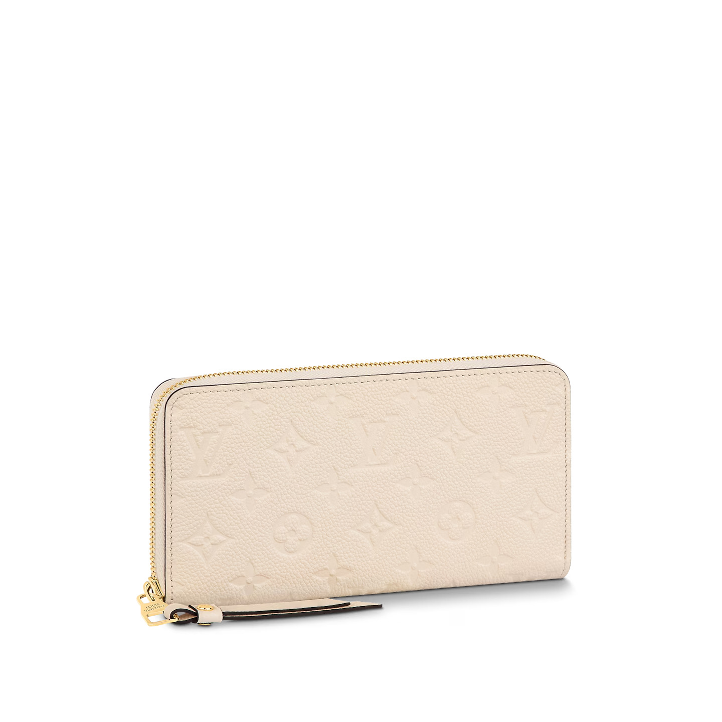 louis-vuitton-zippy-wallet-monogram-empreinte-leather-small-leather-goods-M82212_PM2_Front-view.jpg Louis Vuitton Cream M82212 Zippy Wallet - Image 1